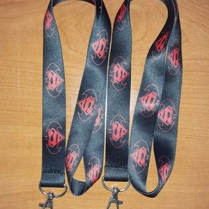W1. Most Popular DC Comics Super Hero Batman V Superman One Size Lanyard (2pcs)